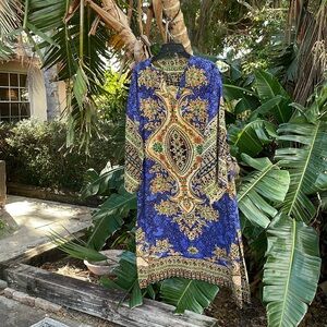 1970s dashiki hippie dress